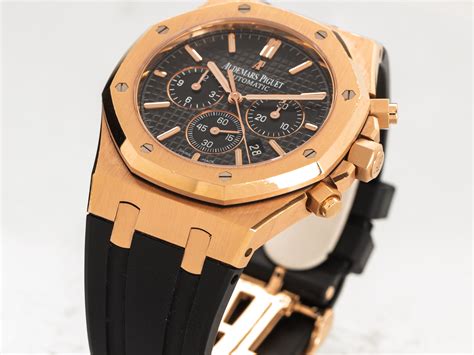 audemars piguet rose gold rubber strap|audemars piguet bands.